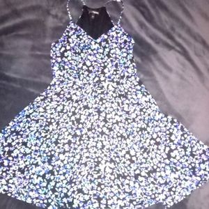 Spaghetti strap floral dress by Express